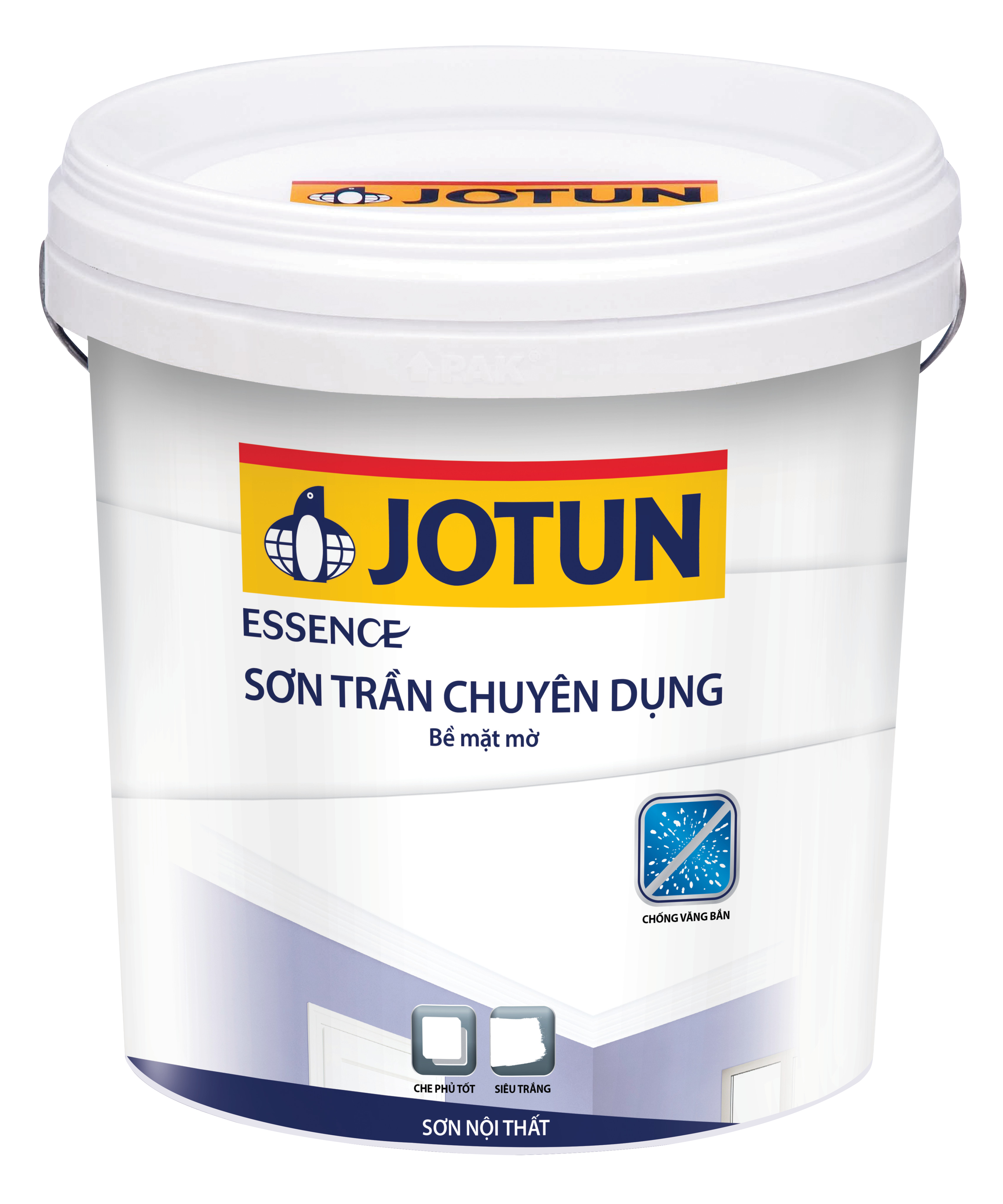 Sơn nội thất Jotun Essence trắng trần chuyên dụng